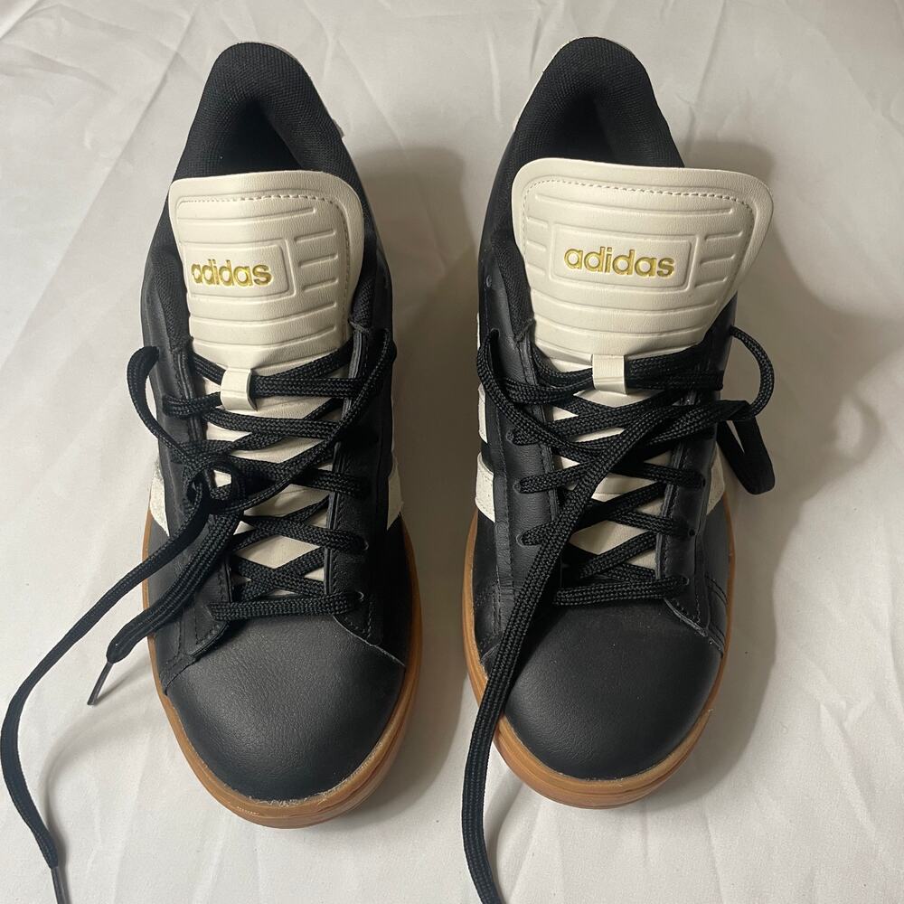 Adidas Grand Court Sneakers - Women Size 8.5 - Black